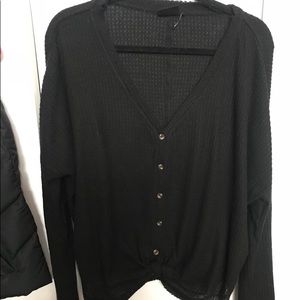 Out From Under Jojo Oversized Thermal Button-Front